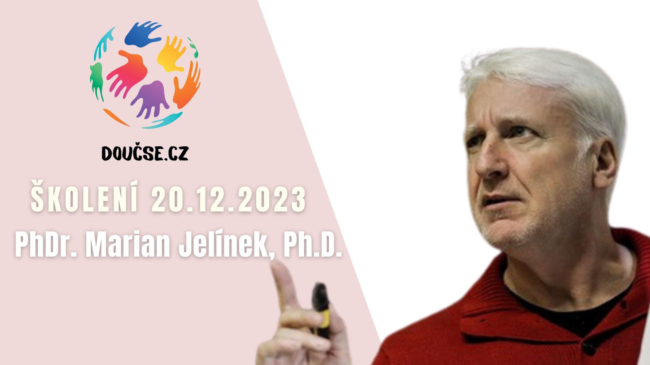 Školení s panem PhDr. Marianem Jelínkem, Ph.D.